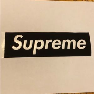 Supreme Felt black box logo SS17